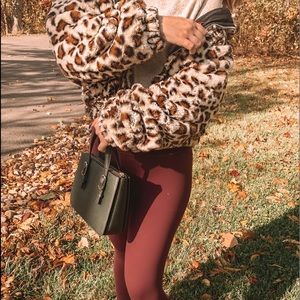TopShop Leopard Jacket with Hood
